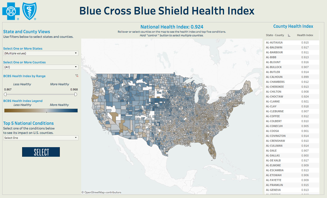 Health Index Map