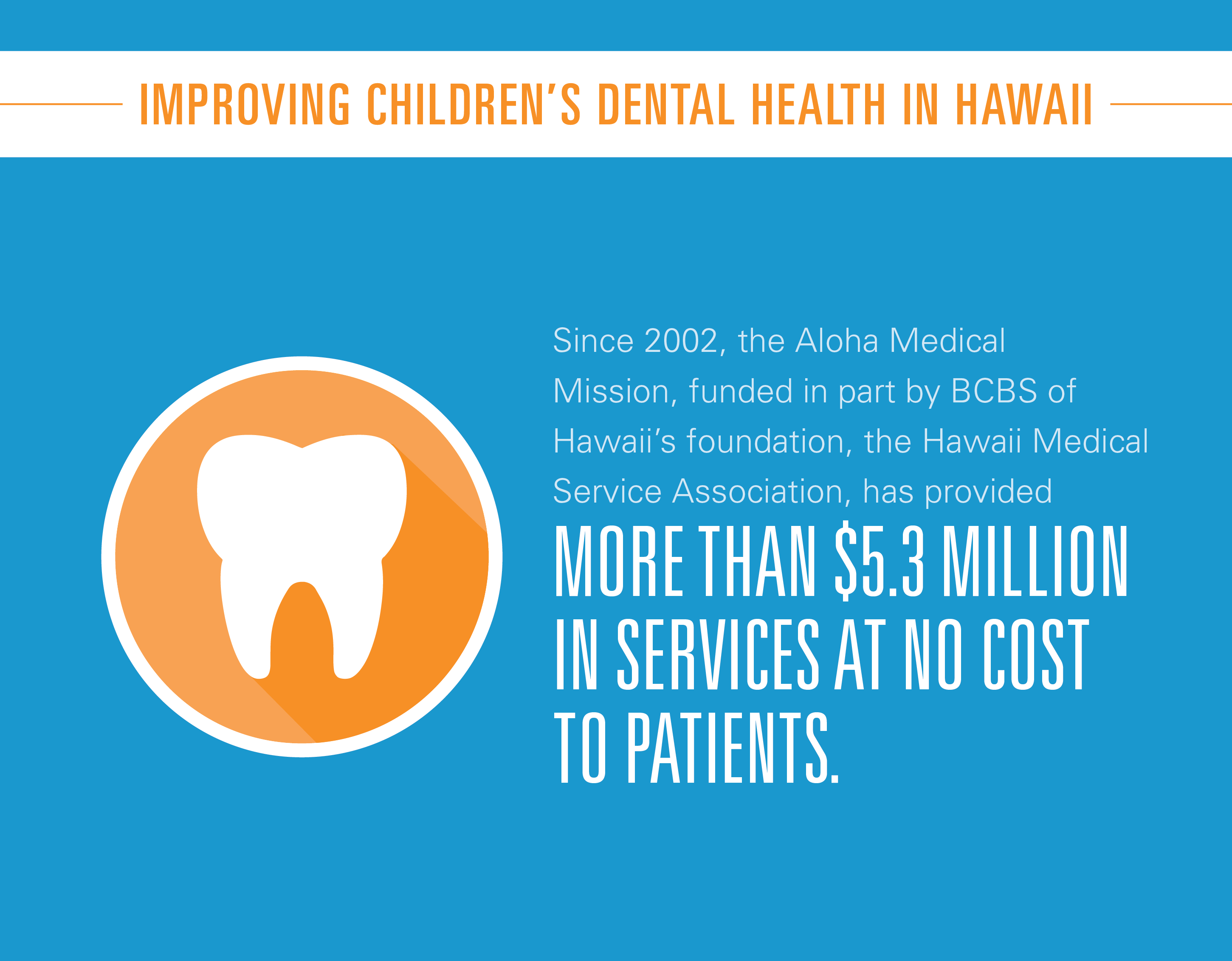 Improving children's dental health in Hawaii 